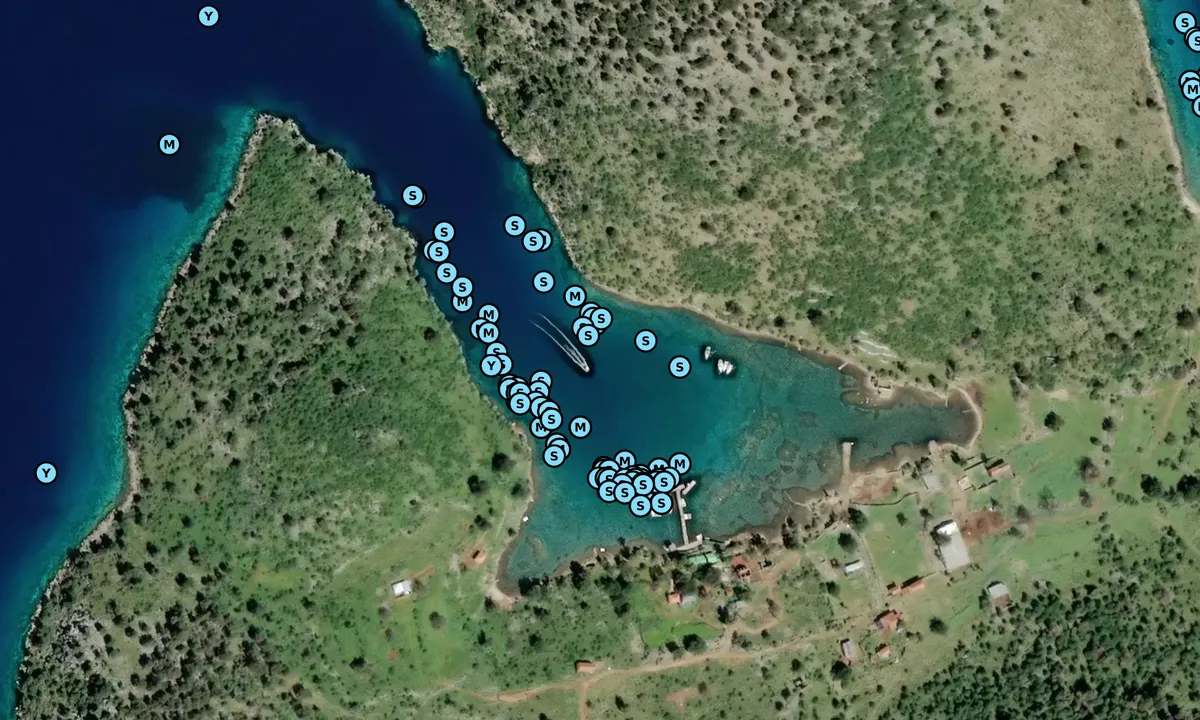 Satelite image of Tersane Cove