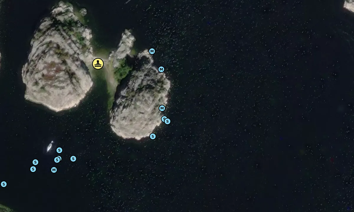 Satelite image of Testholmarna