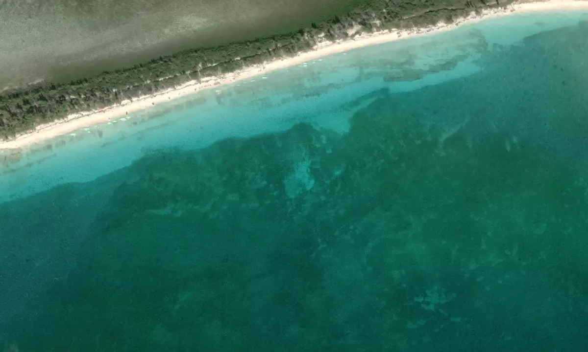 Satelite image of Texaco Cove