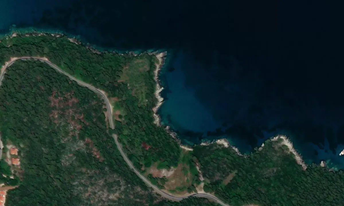 Satelite image of Thasos