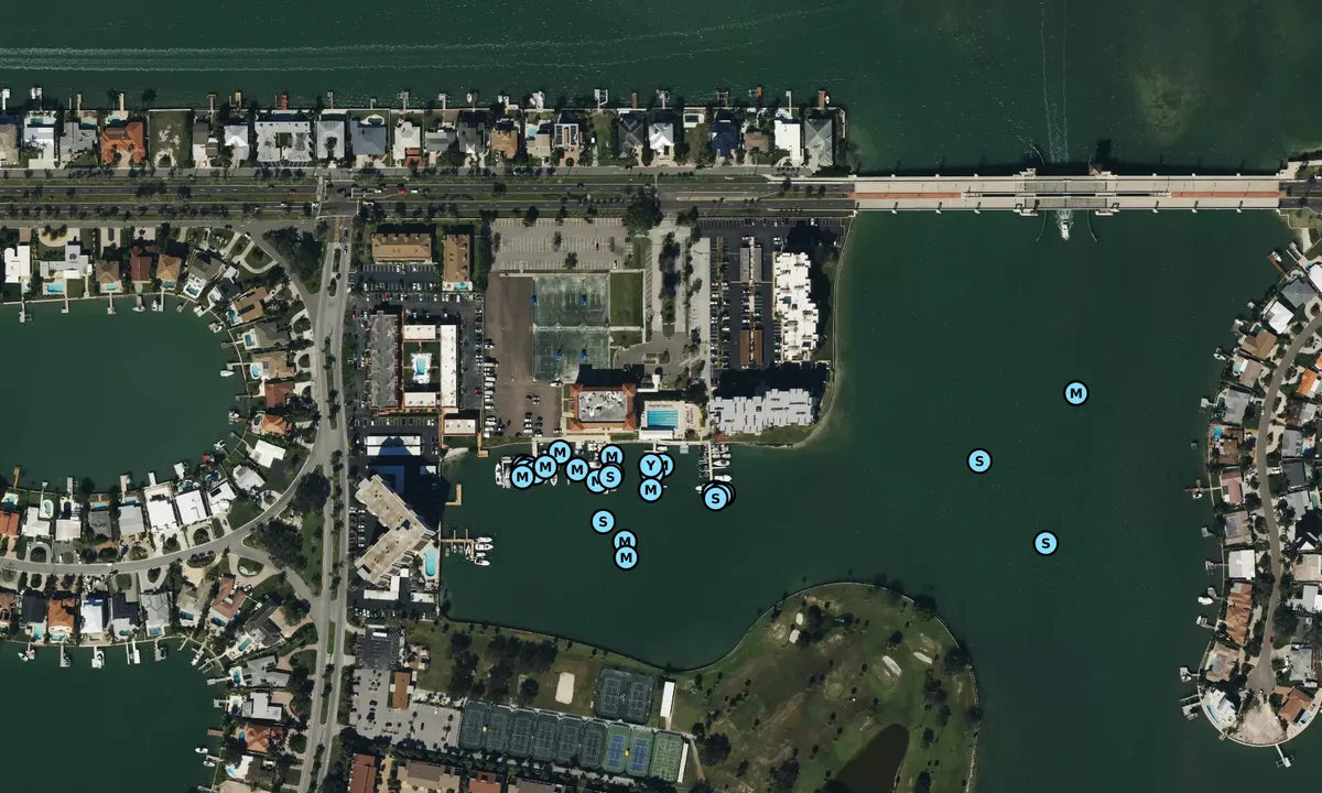 Satelite image of The Club at Treasure Island