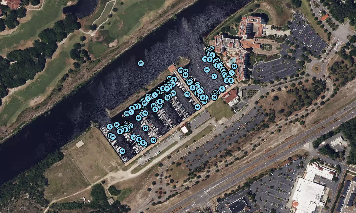 Satelite image of The Marina at Grande Dunes
