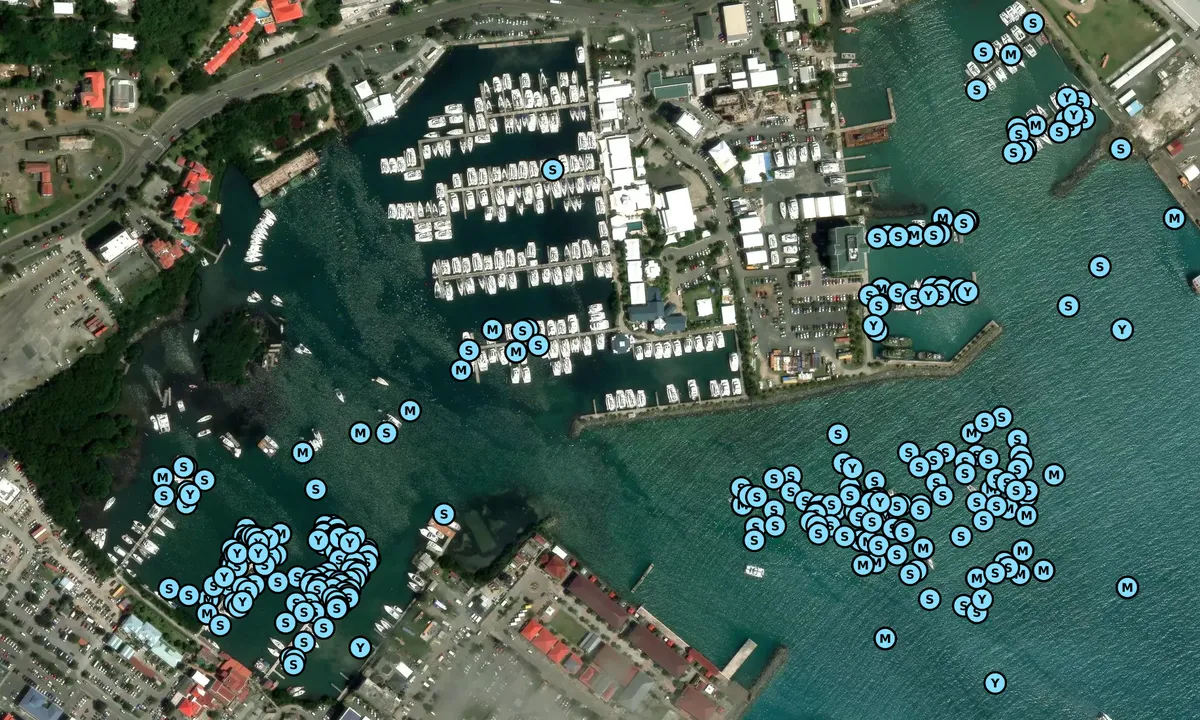 Satelite image of The Moorings