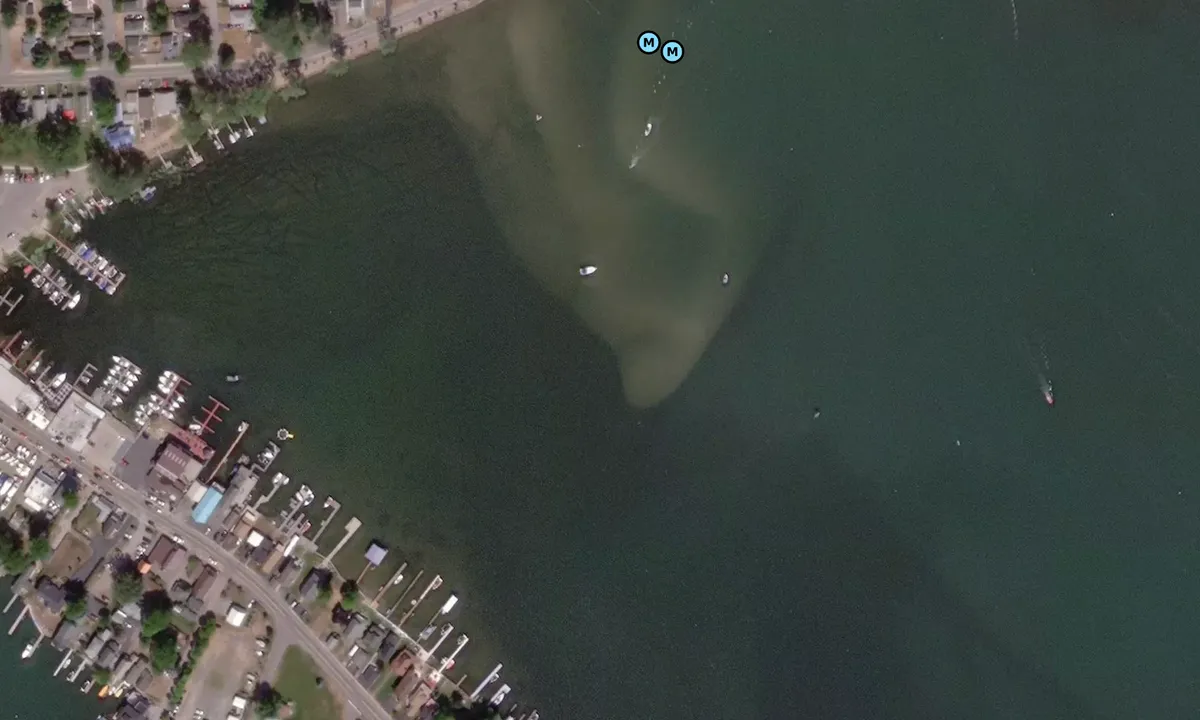 Satelite image of The Sandbar