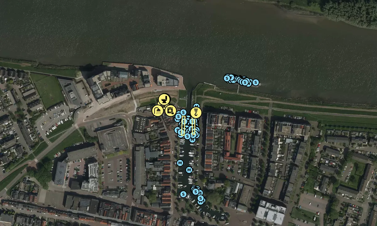 Satelite image of The Spui Watersport