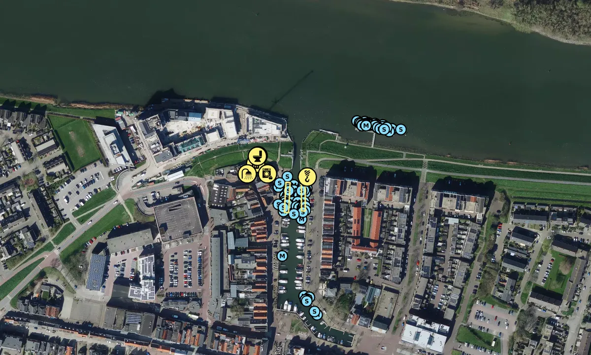 Satelite image of The Spui Watersport