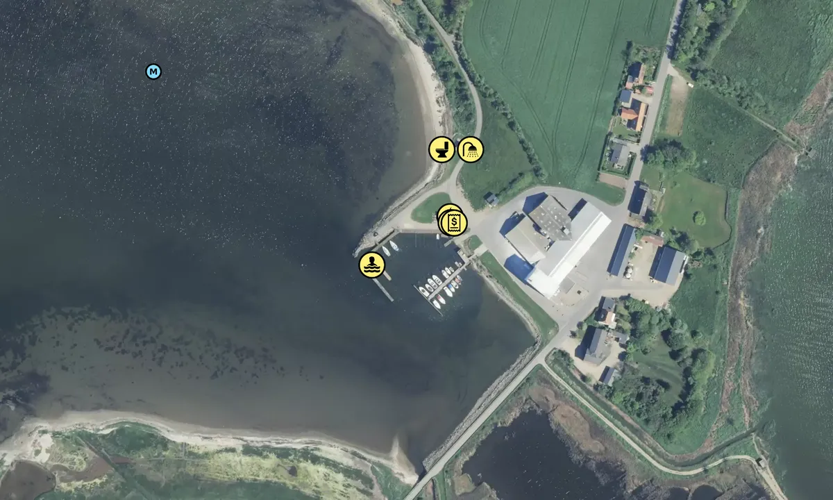 Satelite image of Thissinghus harbour