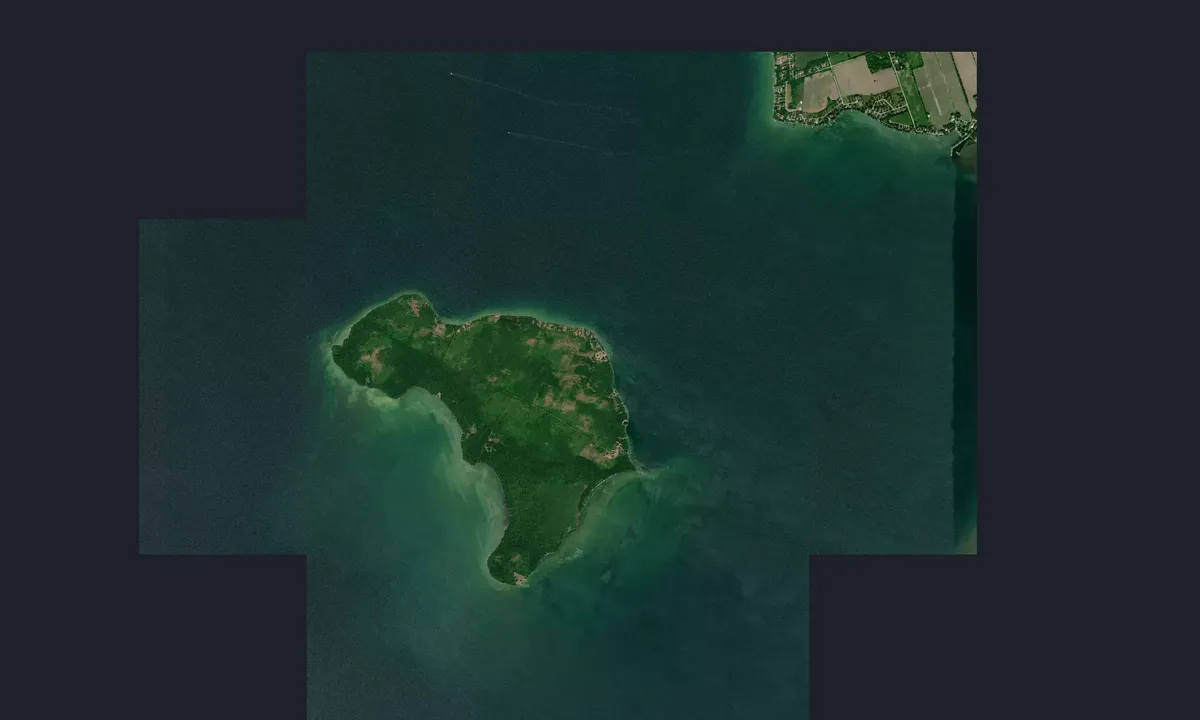 Flyfoto av Thorah Island Federal Government Slips