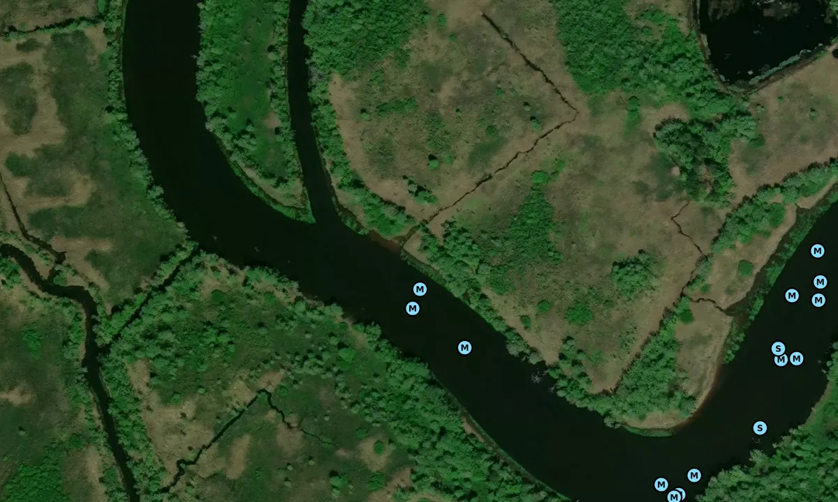 Satelite image of Thoroughfare Creek - 2