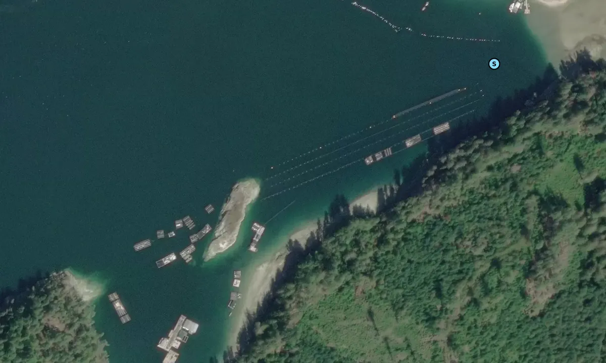 Satelite image of Thors Cove