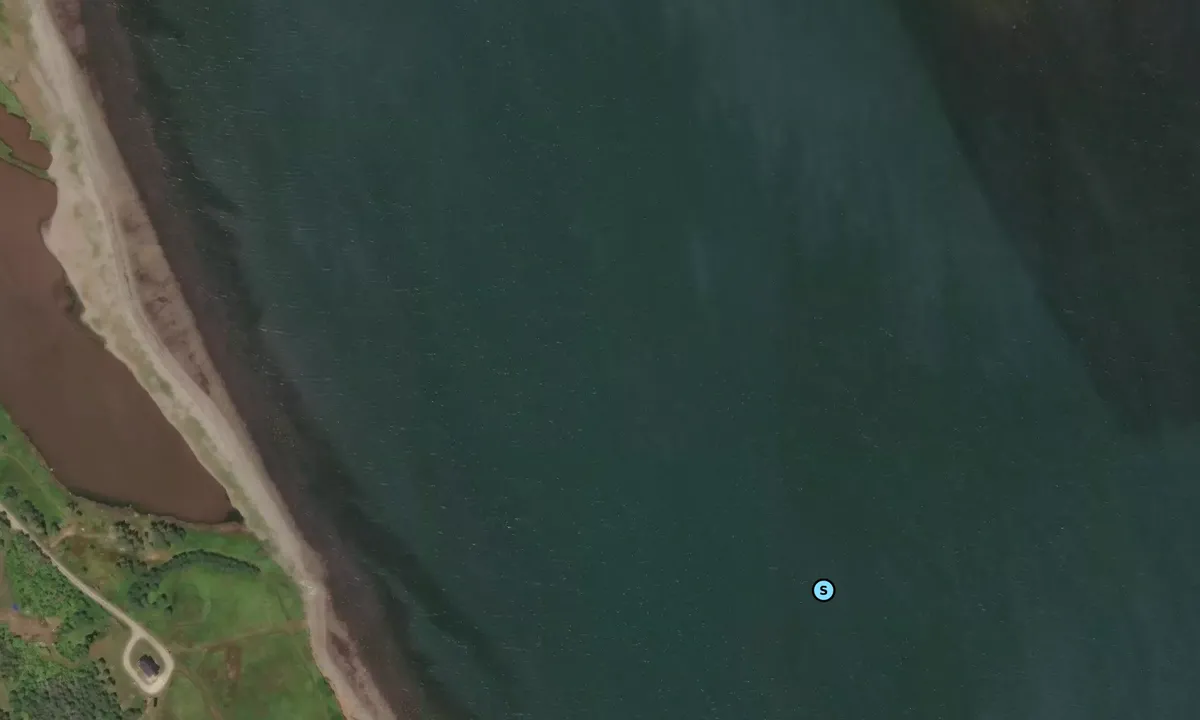 Satelite image of Three Fathom Harbour