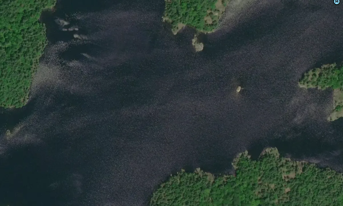 Satelite image of Three Finger Bay