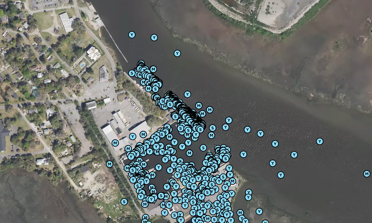 Satelite image of Thunderbolt Marina