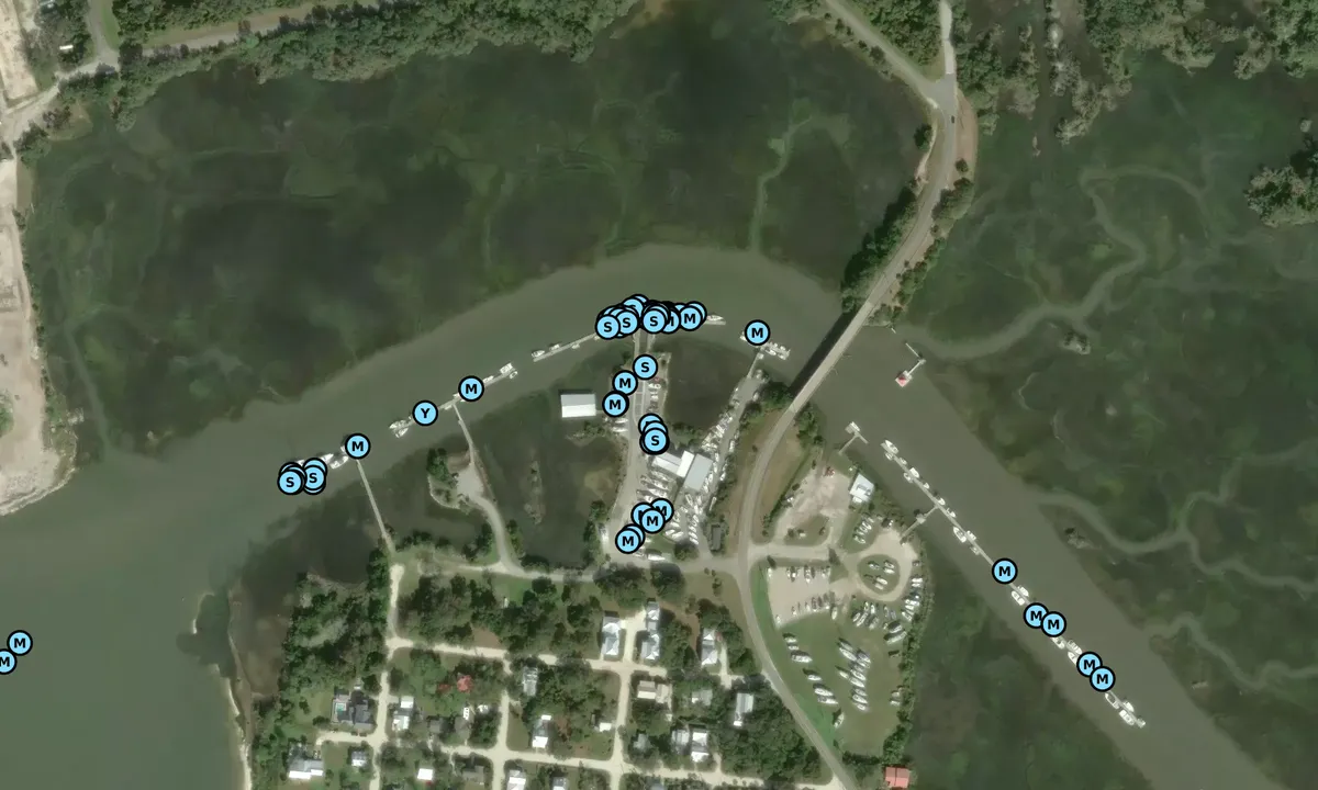 Satelite image of Tiger Point Marina and Boat Works
