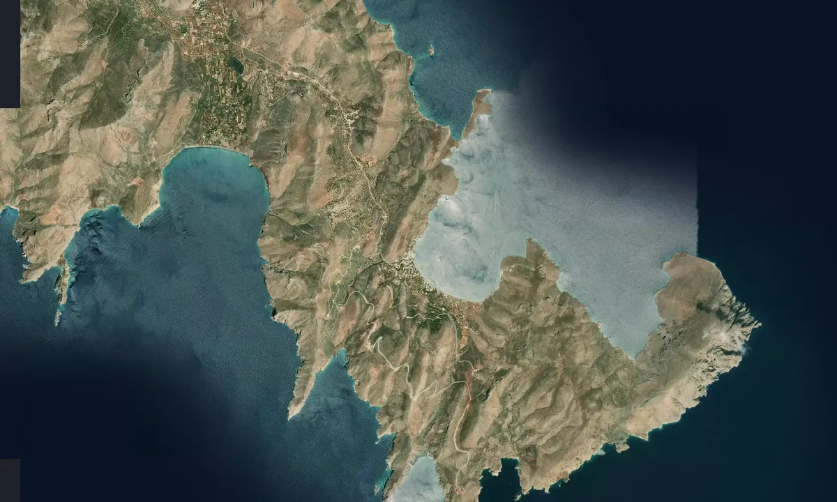 Flyfoto av Tilos Island
