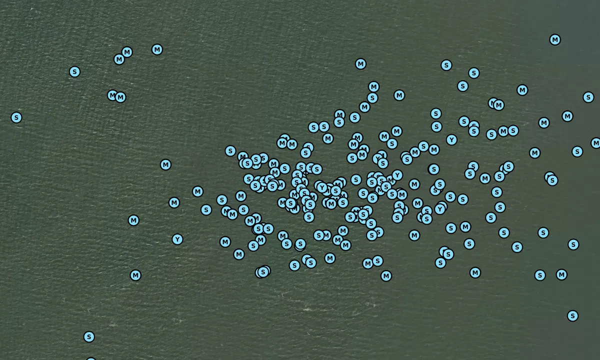 Satelite image of Tina's Pocket