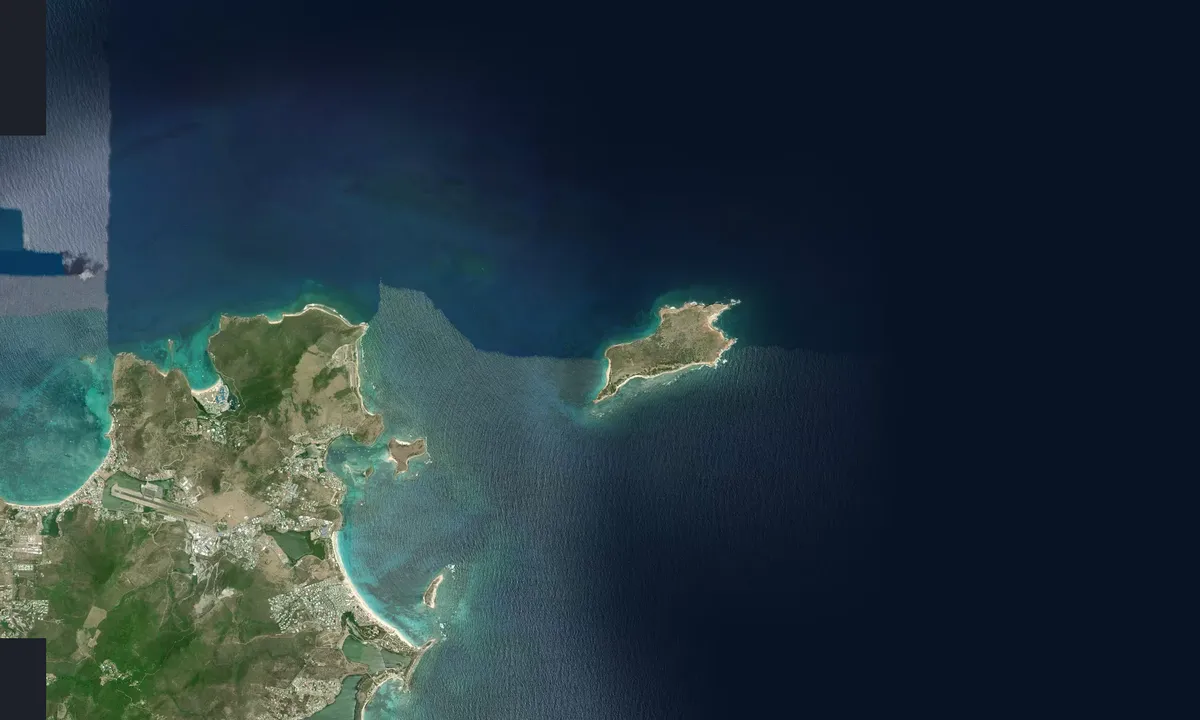 Flyfoto av Tintamarre Island