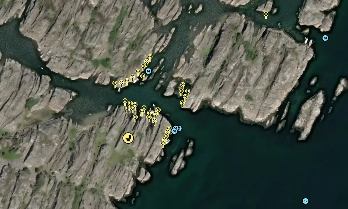 Satelite image of Tjälleskären