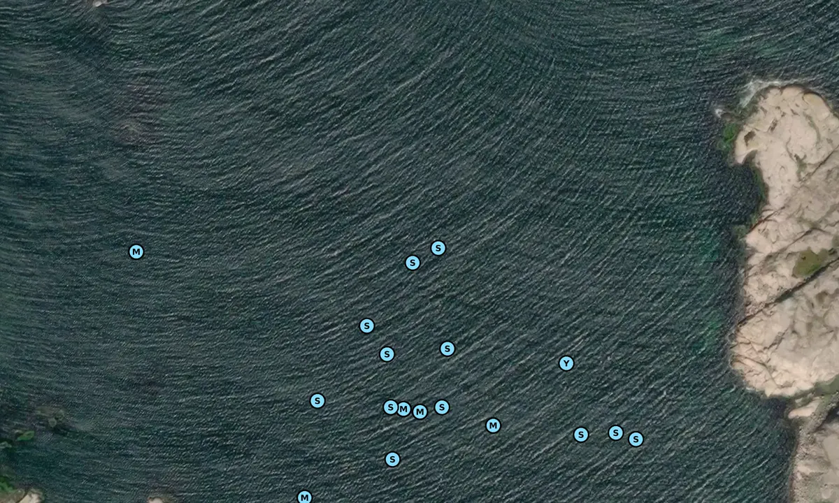 Satelite image of Tjällsöbukten