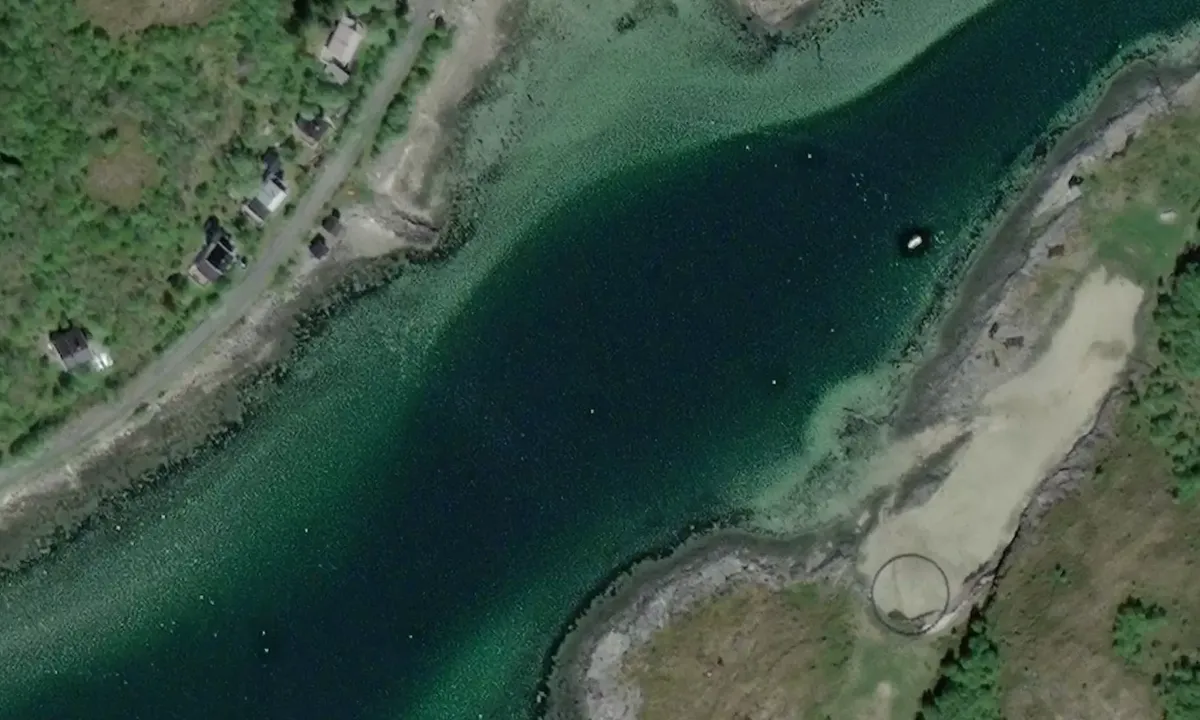 Satelite image of Tjøtta svaiplass