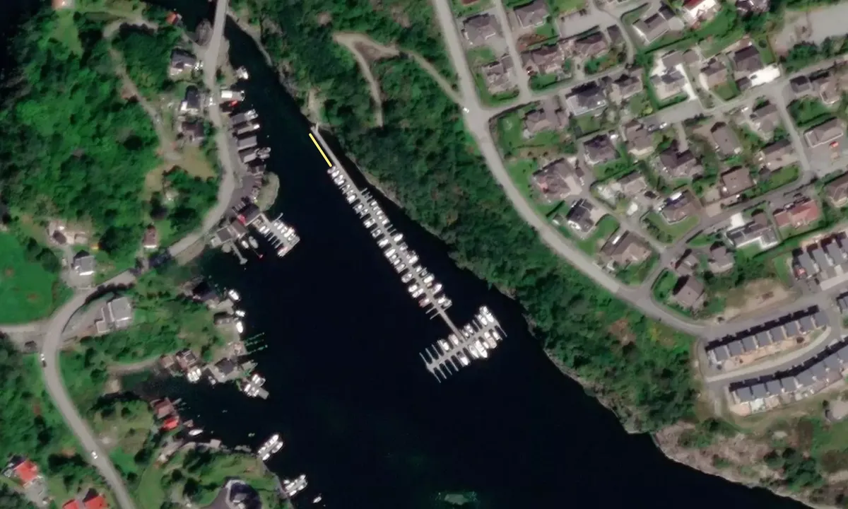 Satelite image of Tona Båtlag