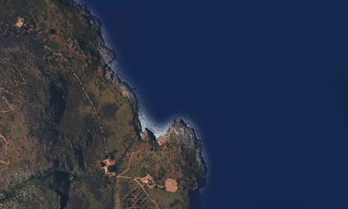 Satelite image of Tonnarella dell'Uzzo