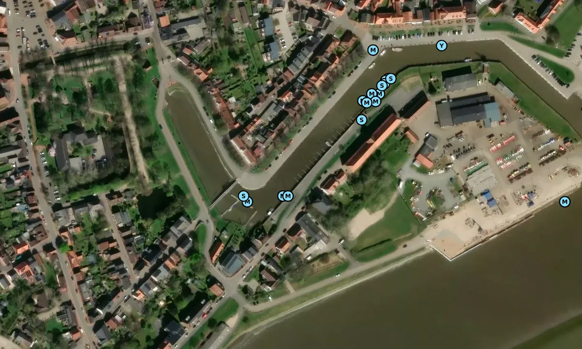 Satelite image of Tönning