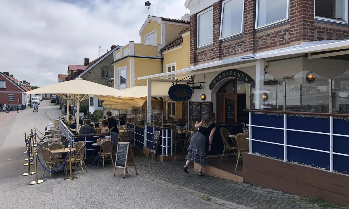 In Torekov there are lots of small restaurants with a maritime look and feel