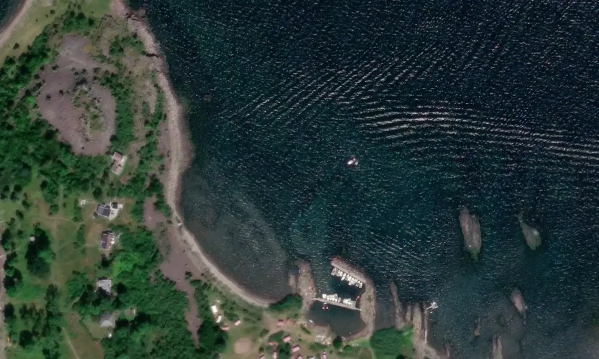 Flyfoto av Torgersøya