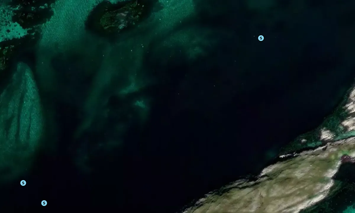 Satelite image of Torghatten - Flagøya