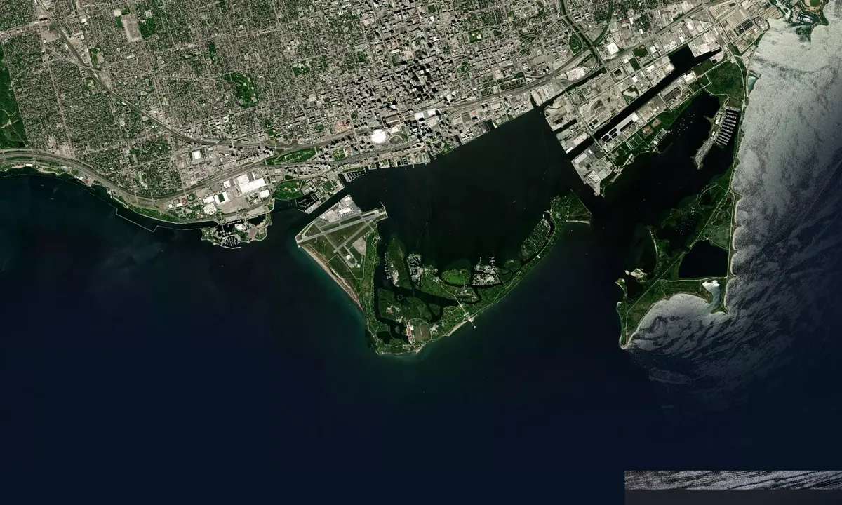 Flyfoto av Toronto Island Marina - Ontario