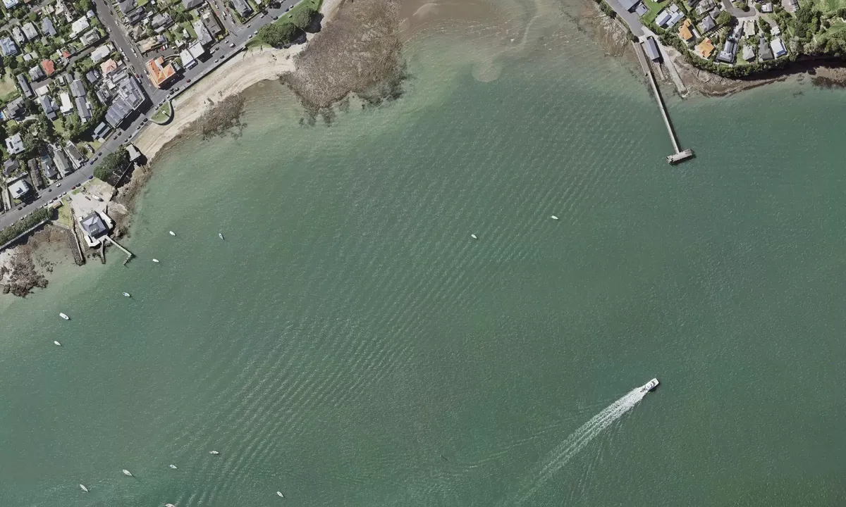 Satelite image of Torpedo Bay