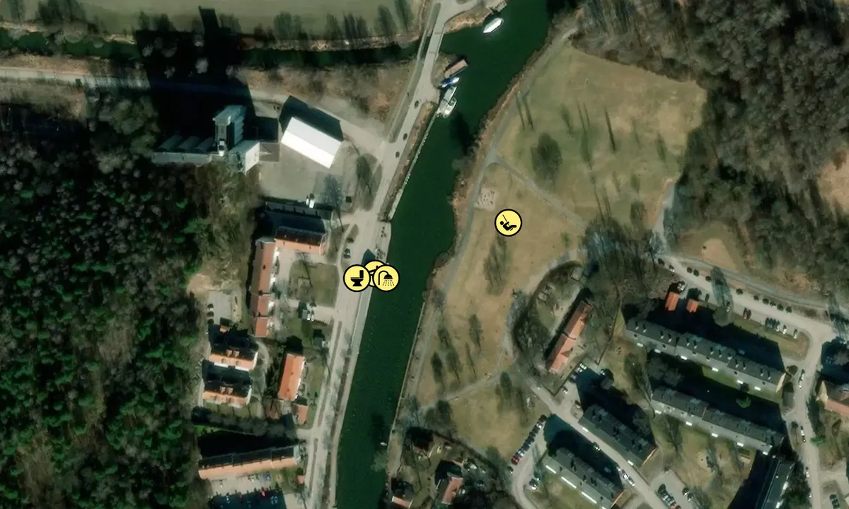 Satelite image of Torshälla