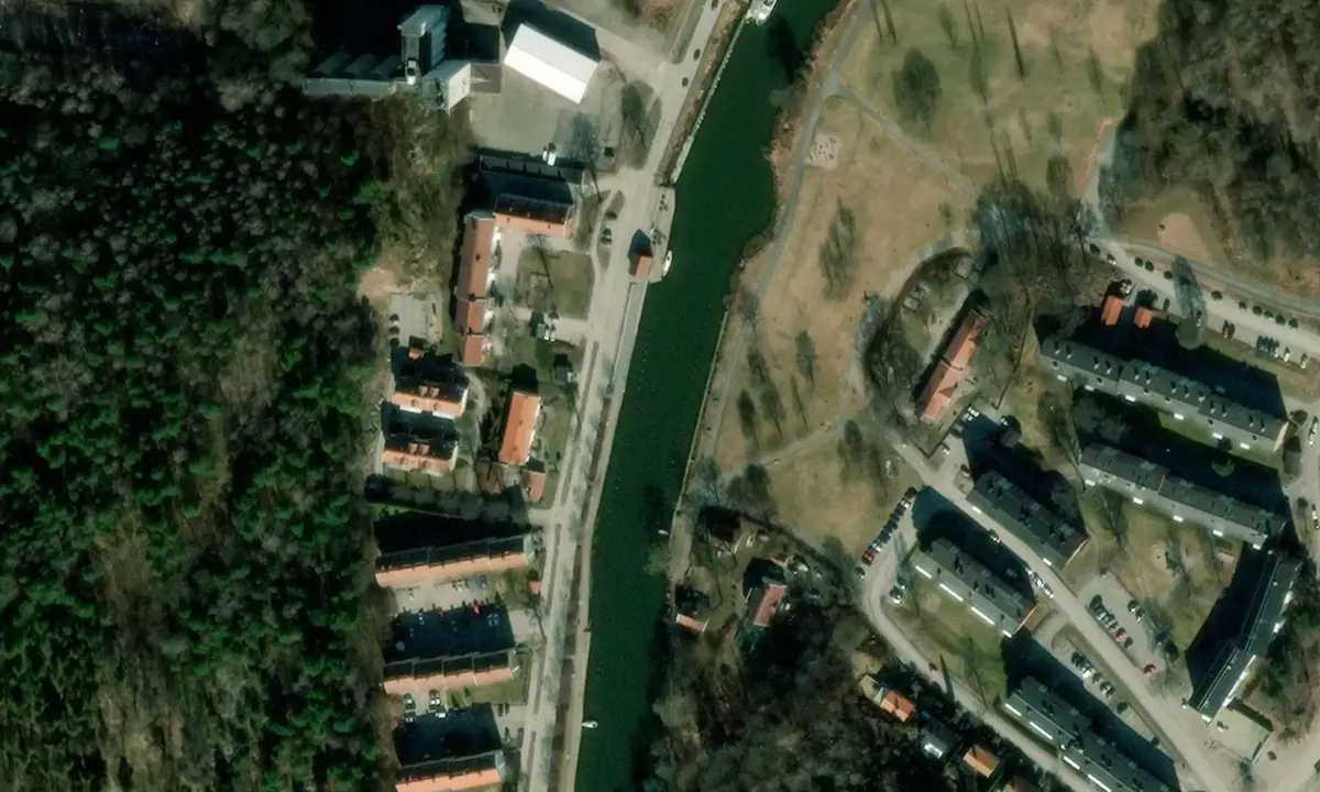 Satelite image of Torshälla