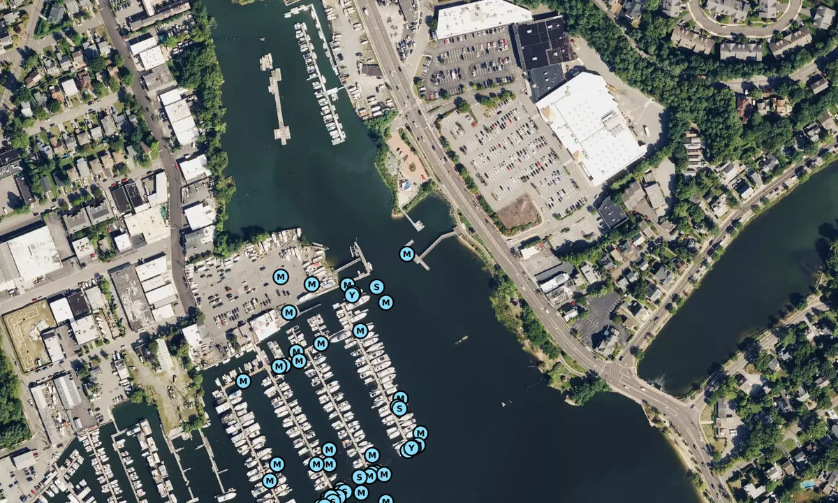 Satelite image of Town Dock North