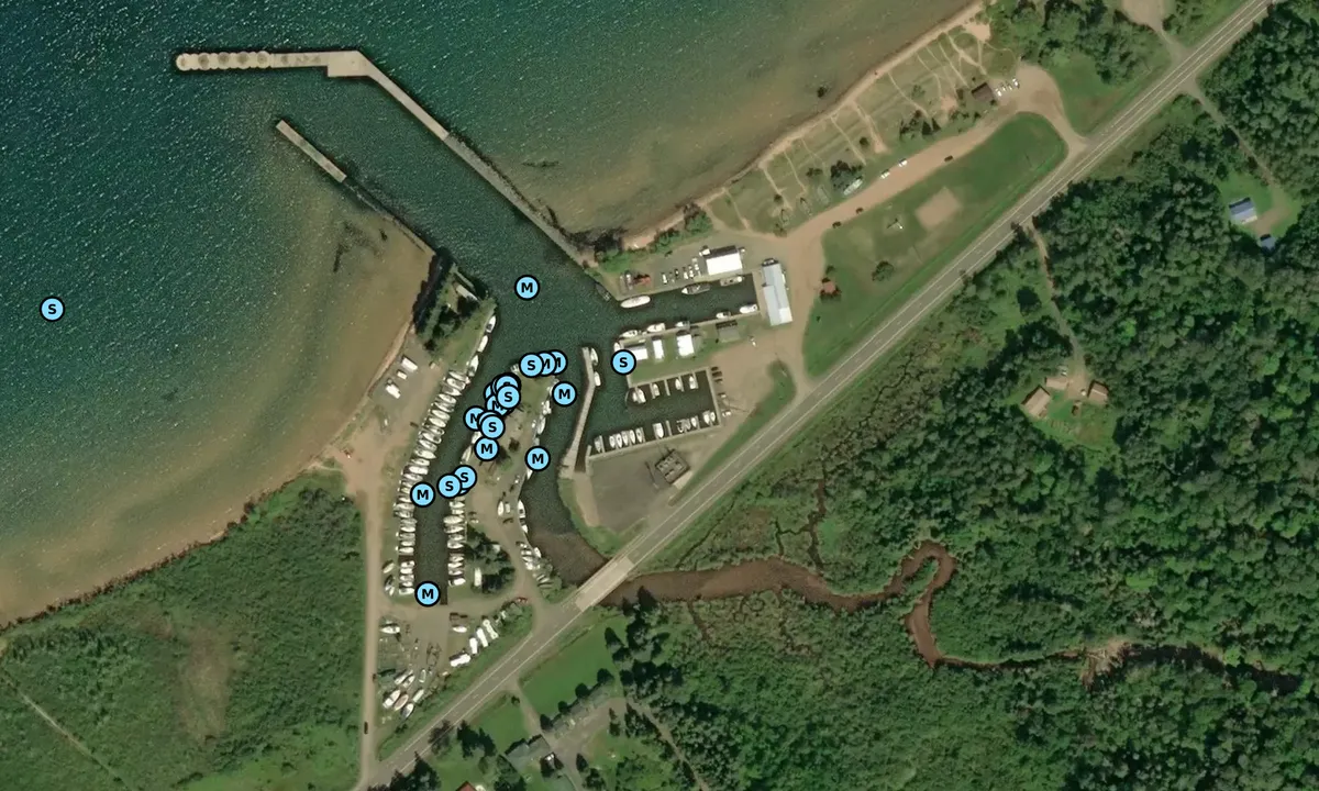 Satelite image of Town of Bell Marina