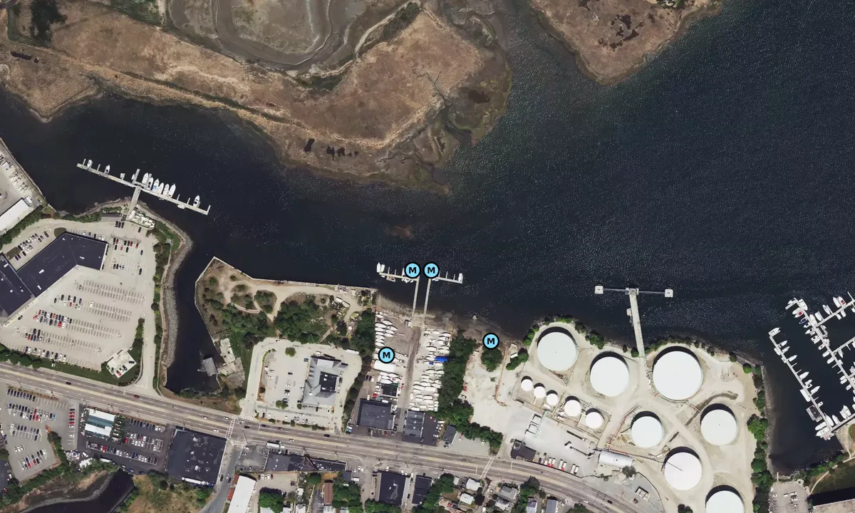 Satelite image of Town River Marina