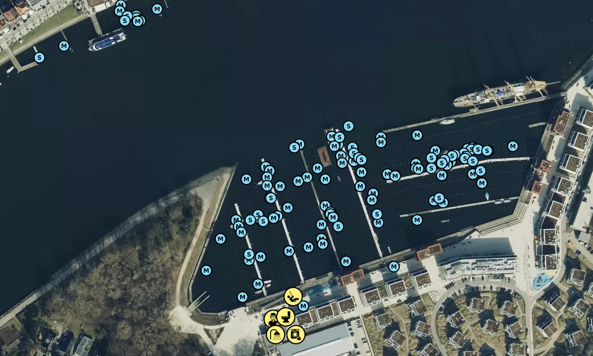 Satelite image of Travemünde Priwall
