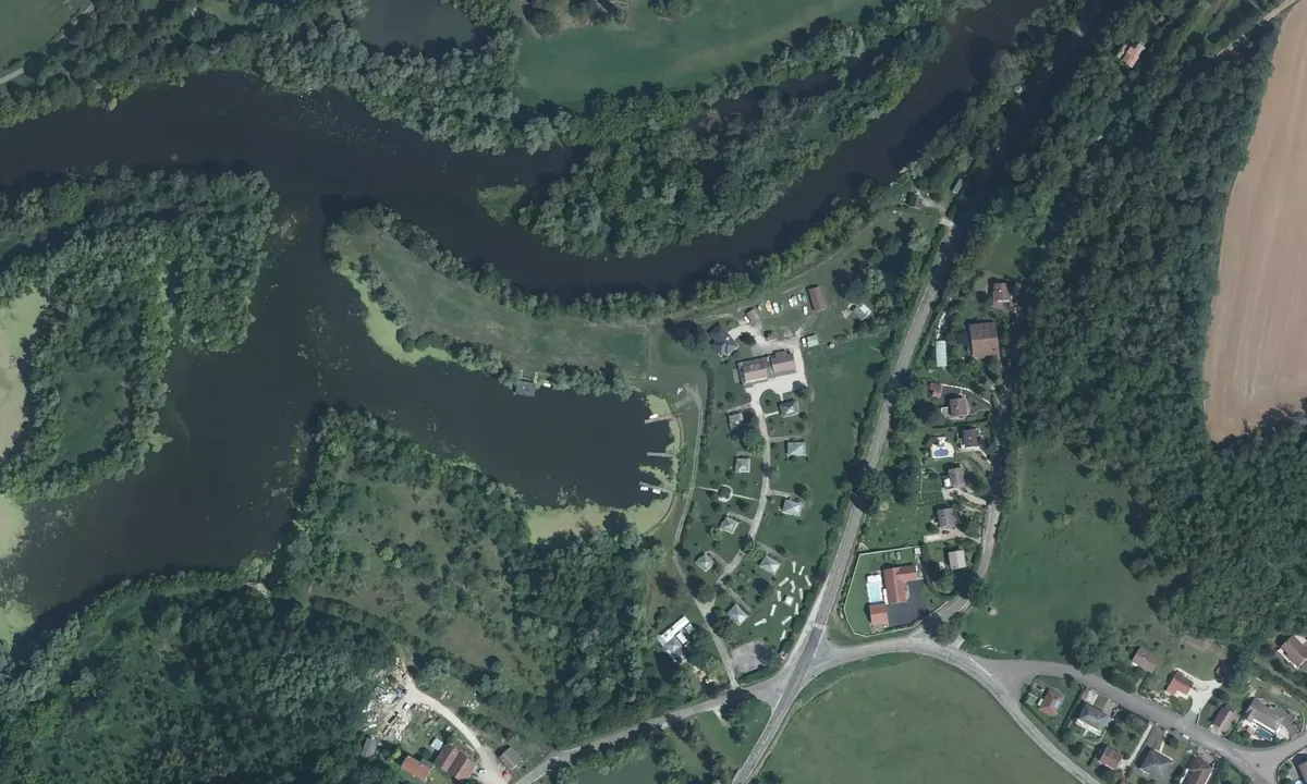 Satelite image of Traves - Saone Valley Harbour