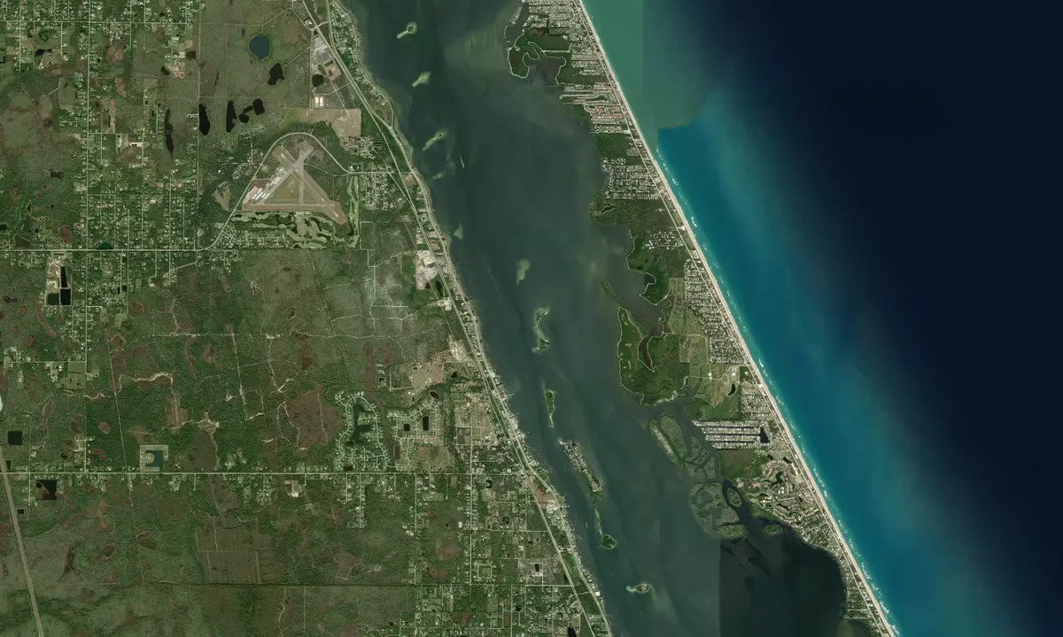 Flyfoto av Treasure Coast