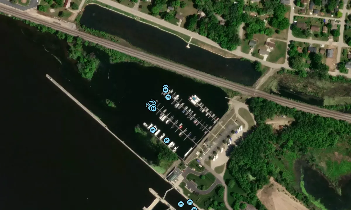 Satelite image of Trempealeau Marina