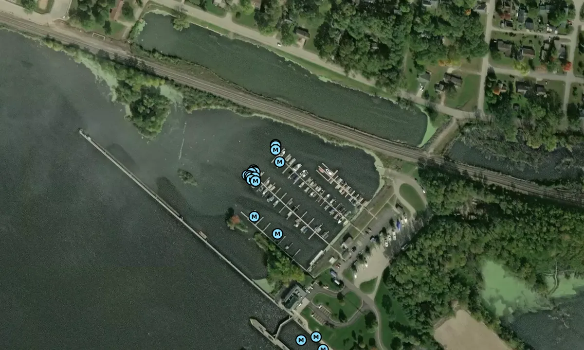 Satelite image of Trempealeau Marina