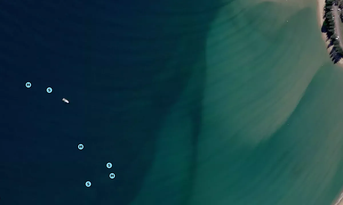 Satelite image of Trial Bay