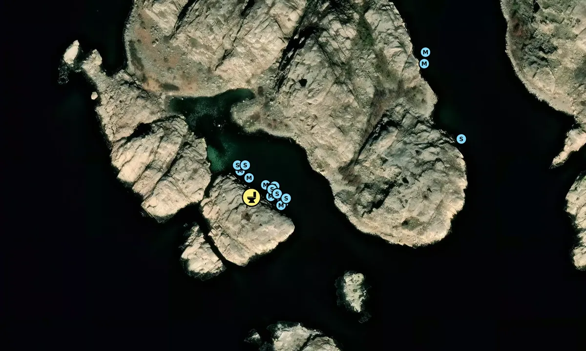 Satelite image of Trinisla - Gåsön