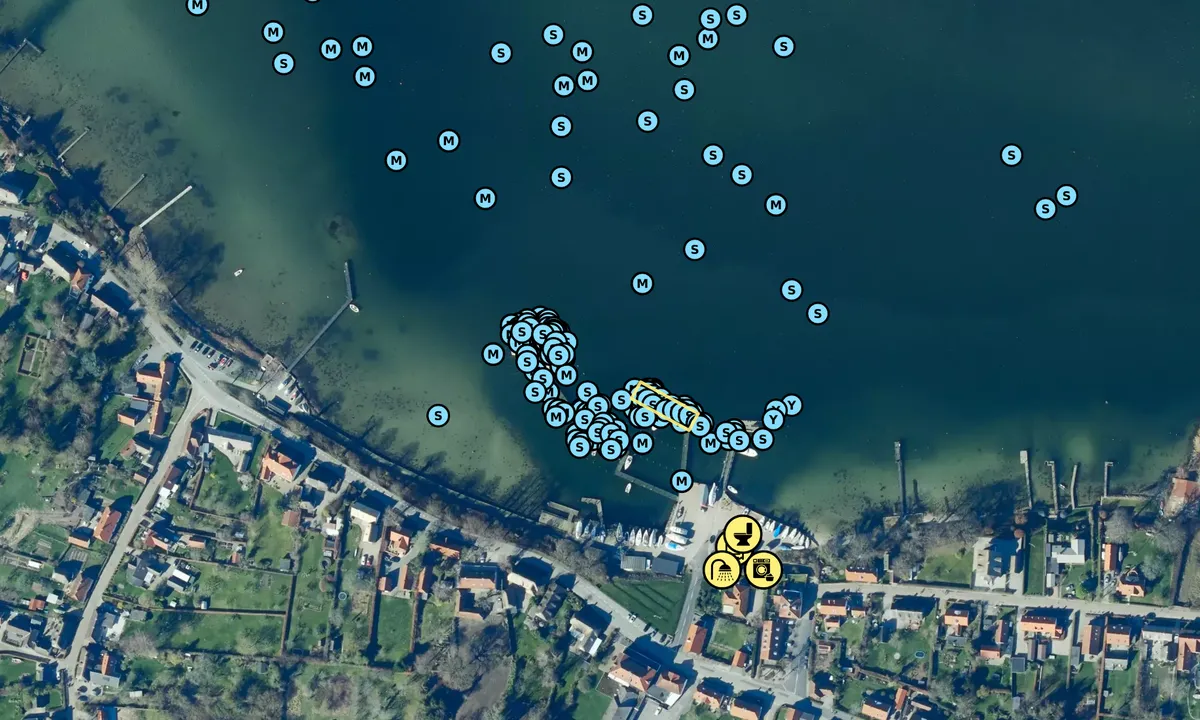 Satelite image of Troense Havn