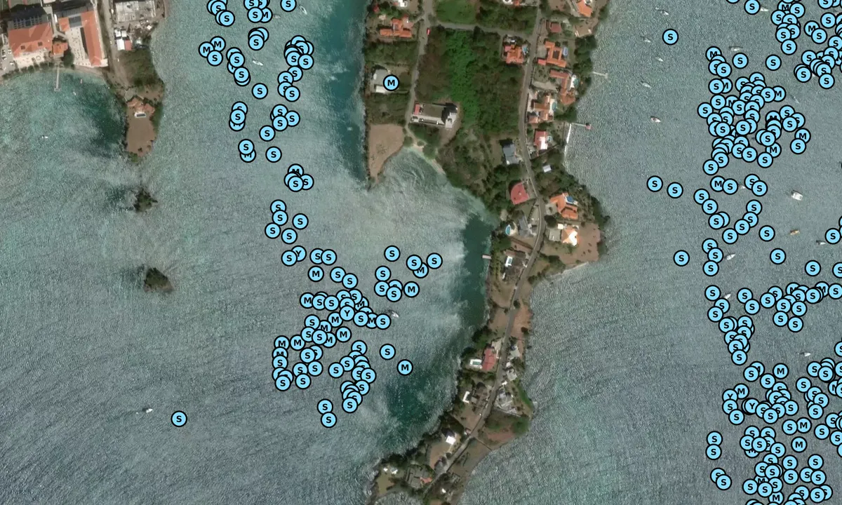 Satelite image of True Blue SouthEast