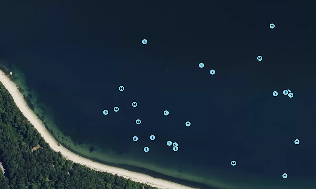Satelite image of Truman Beach