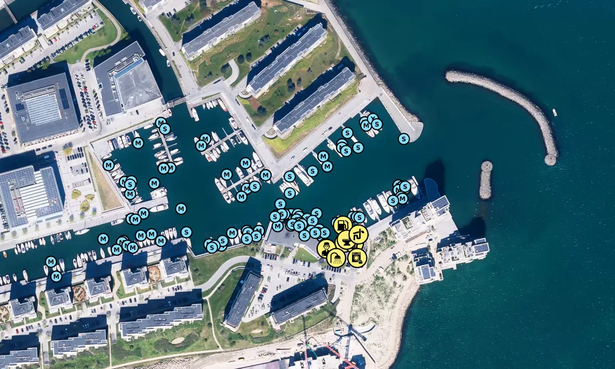 Satelite image of Tuborg Havn
