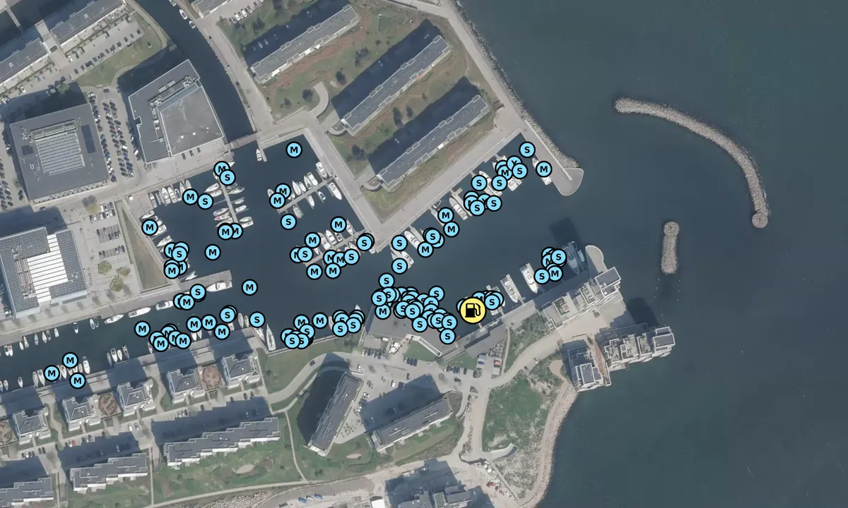 Satelite image of Tuborg Havn