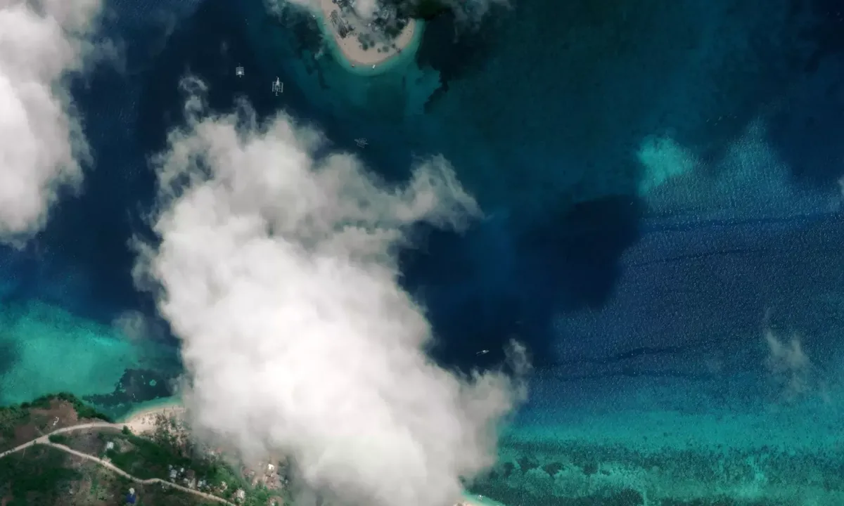 Flyfoto av Tulang Island